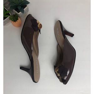 Karen Scott Toe Open Front Heel Sandals